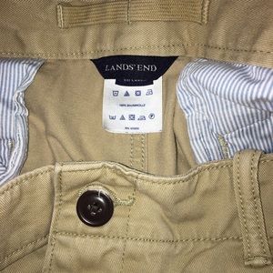 Lands End Khaki Shorts
